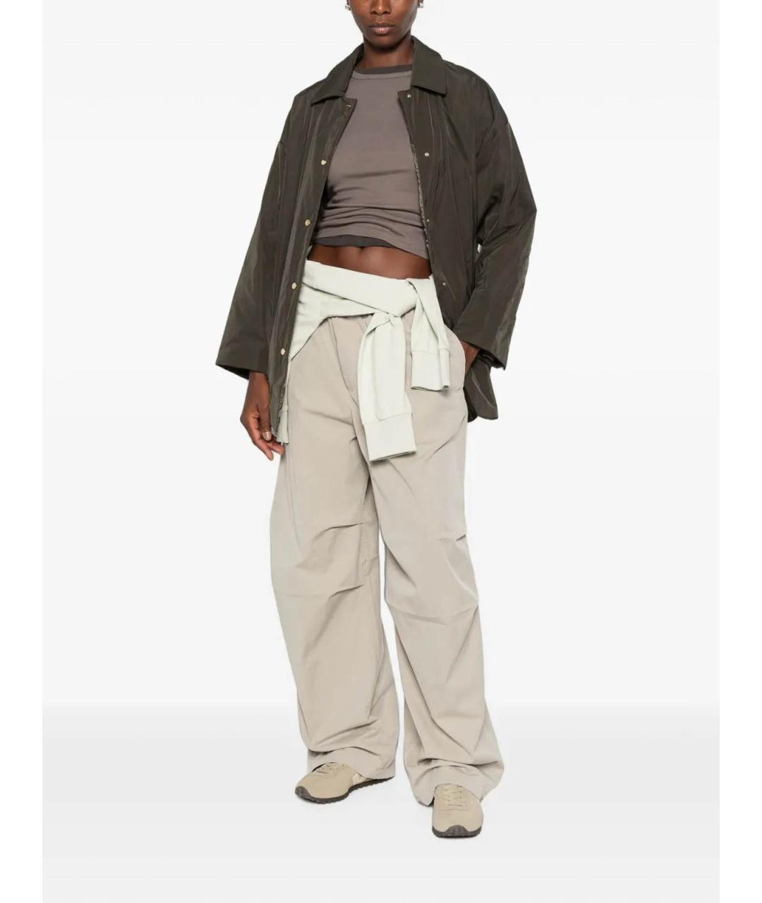 MAX MARA Хаки полиэстеровая куртка, фото 2