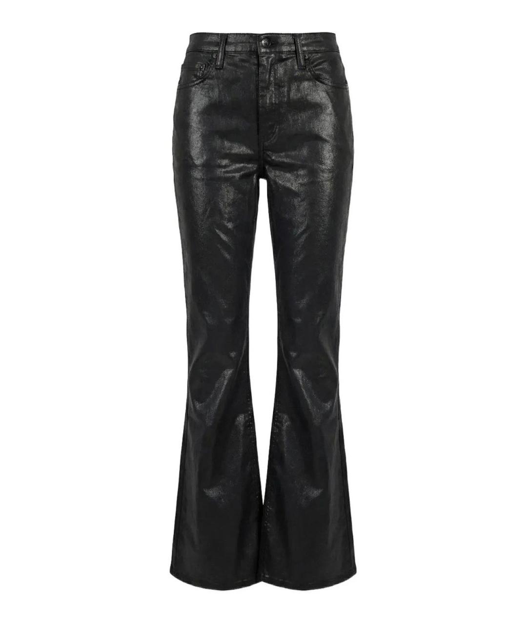 RAG & BONE Черные полиэстеровые брюки узкие, фото 1