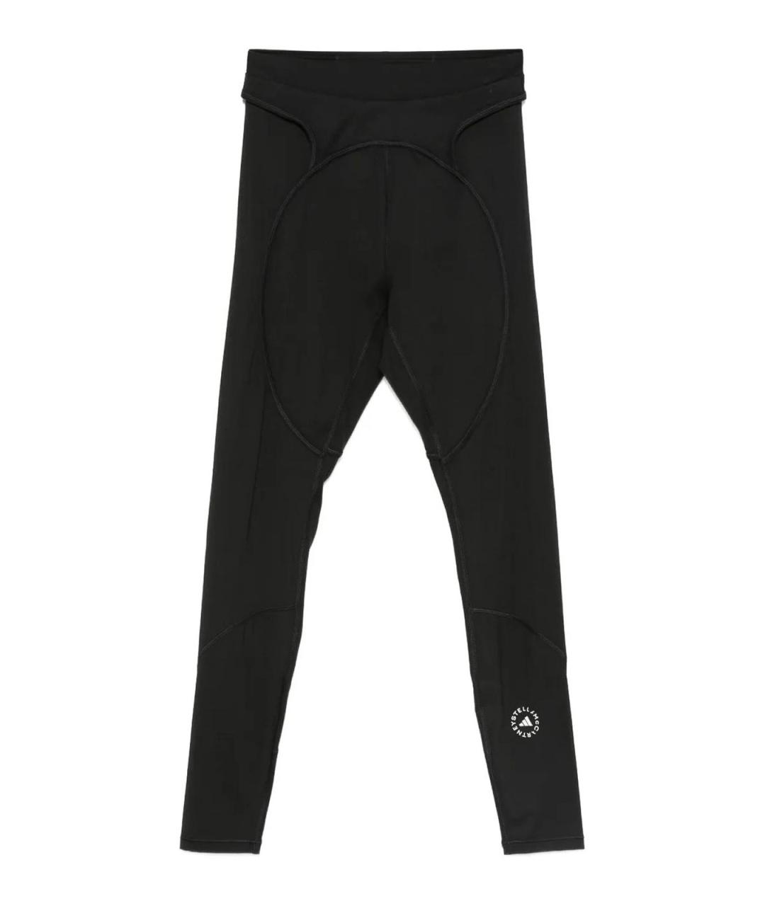 ADIDAS BY STELLA MCCARTNEY Черные полиамидовые леггинсы и велосипедки, фото 1