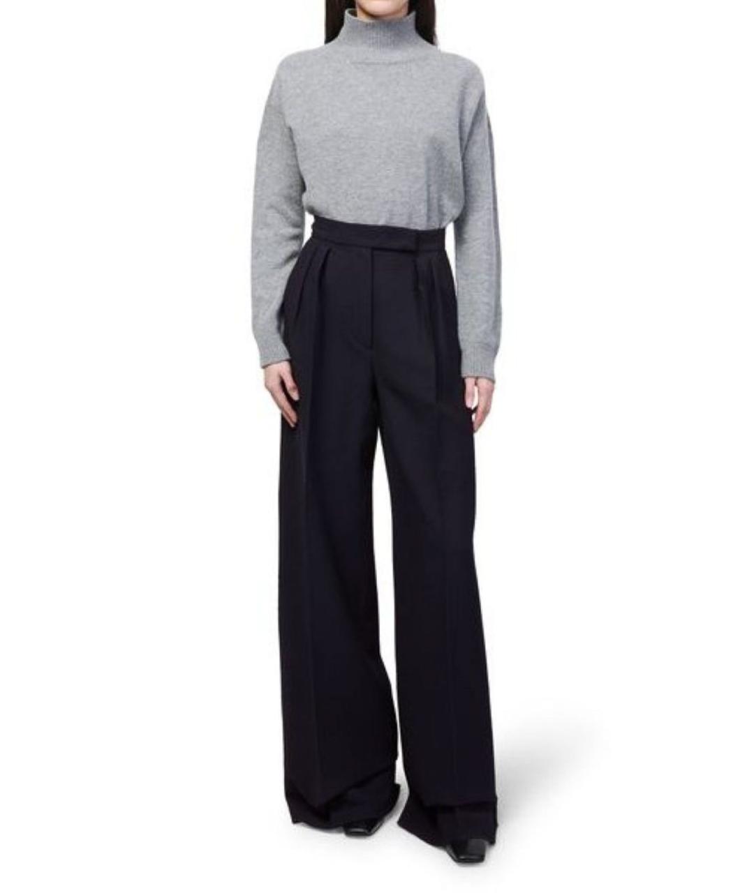 MAX MARA STUDIO Черные прямые джинсы, фото 2