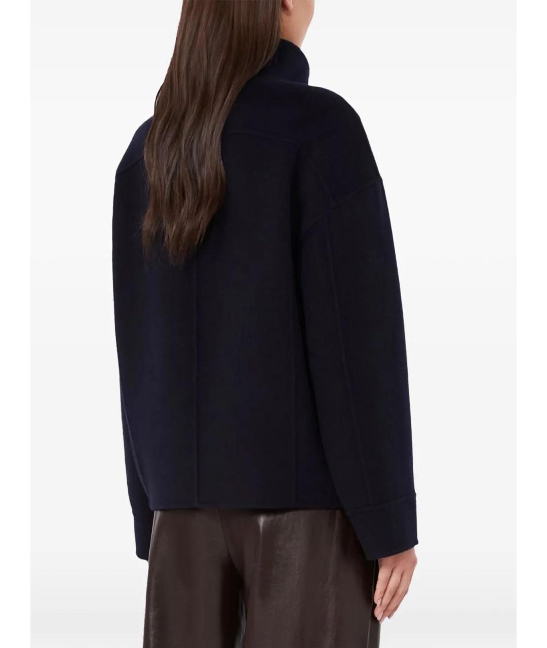 MAX MARA STUDIO Синяя кашемировая куртка, фото 3