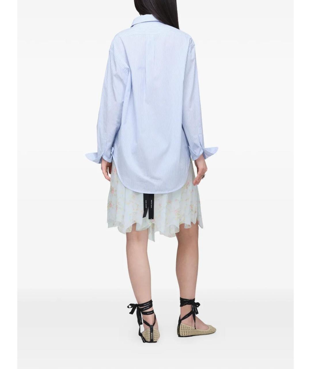 MARC JACOBS Голубая хлопковая рубашка, фото 4