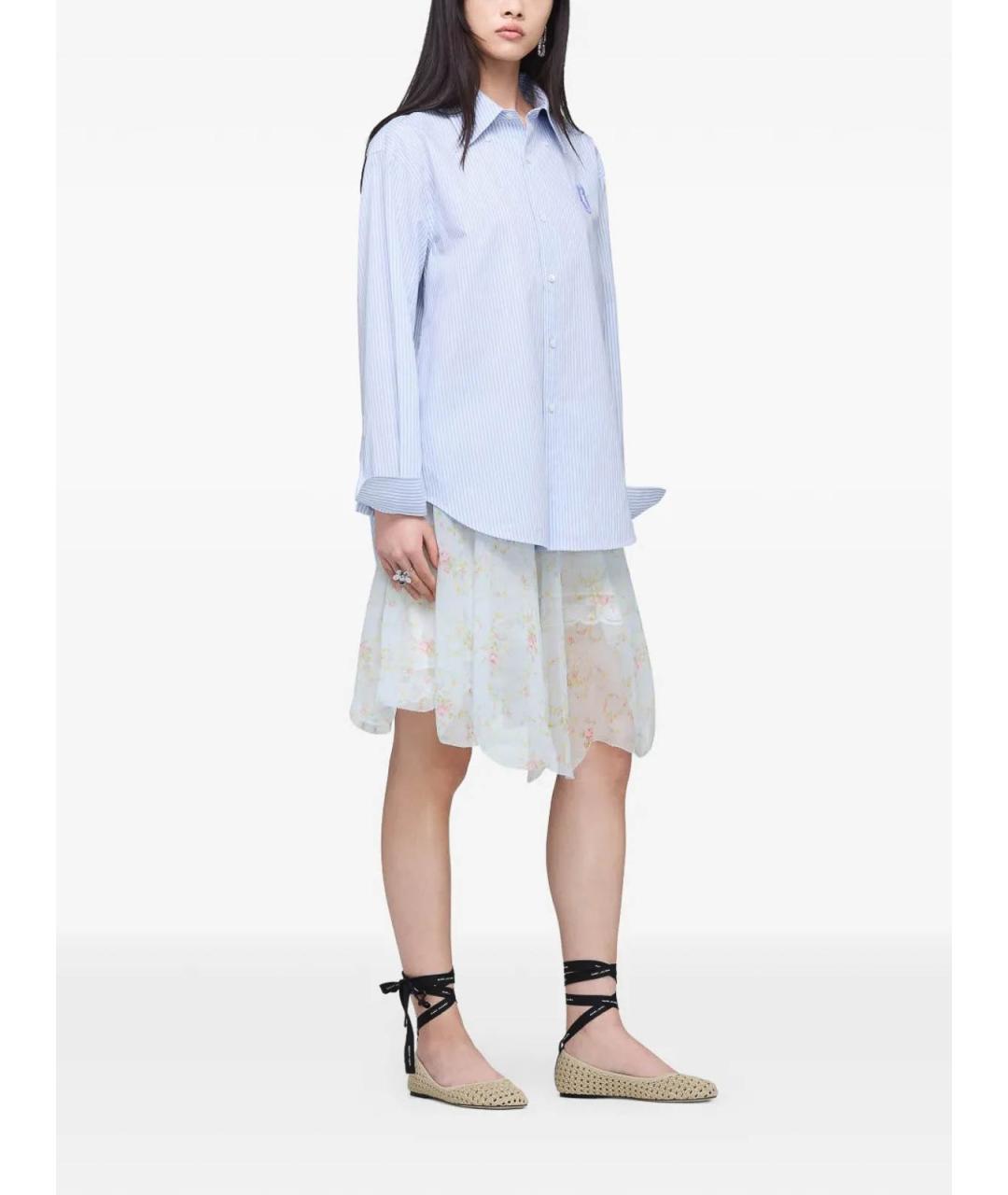 MARC JACOBS Голубая хлопковая рубашка, фото 3