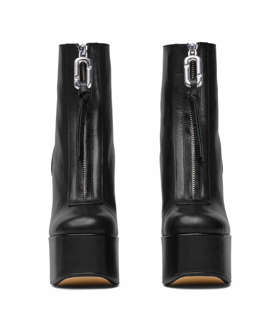 MARC JACOBS Черные кожаные ботильоны, фото 4