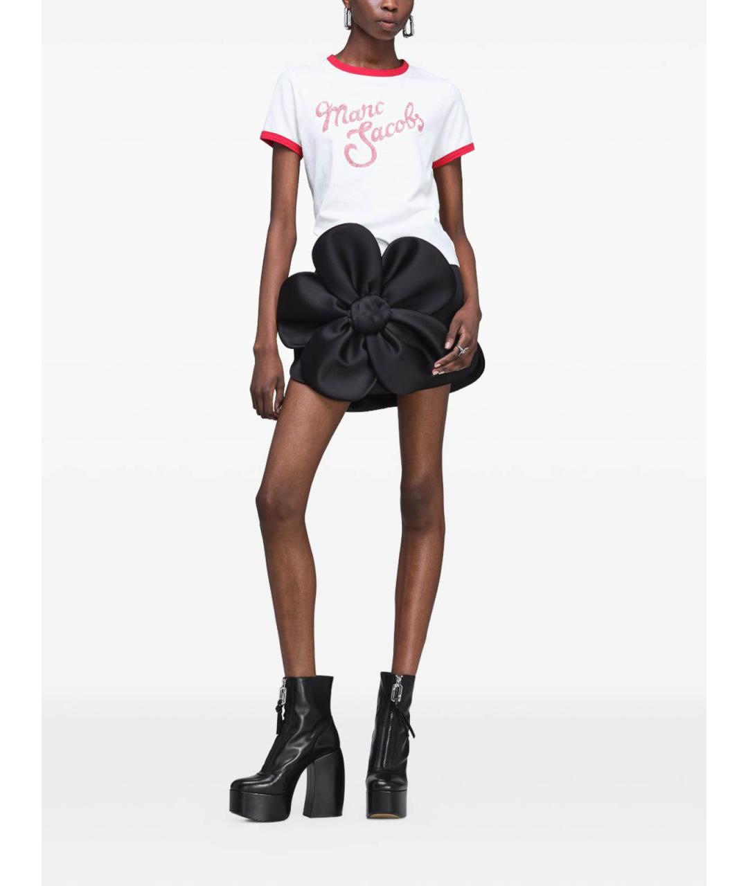 MARC JACOBS Черные кожаные ботильоны, фото 3