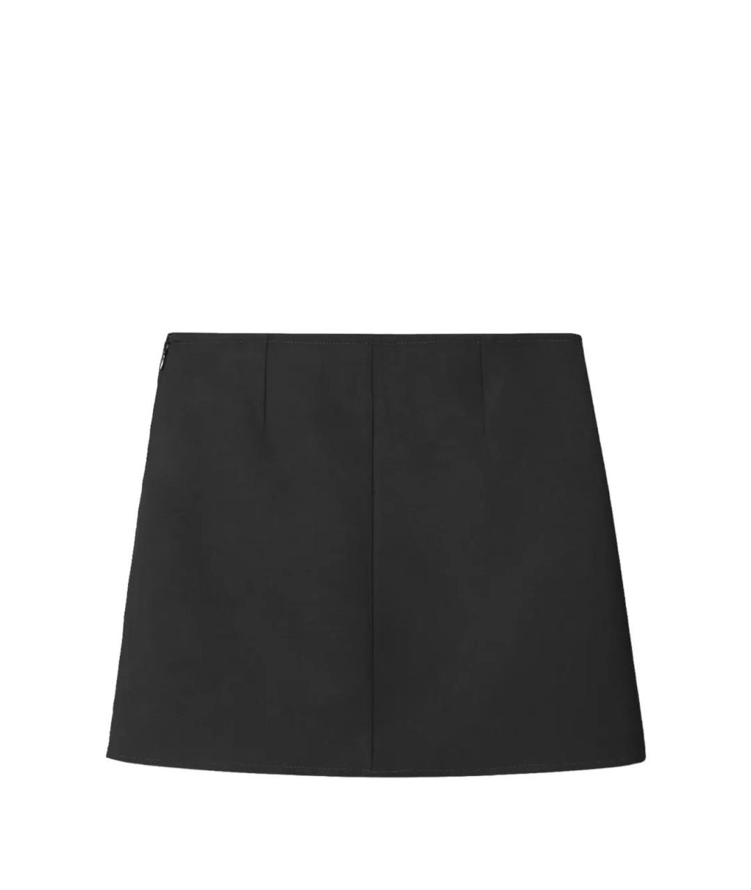 COURREGES Черная юбка мини, фото 3