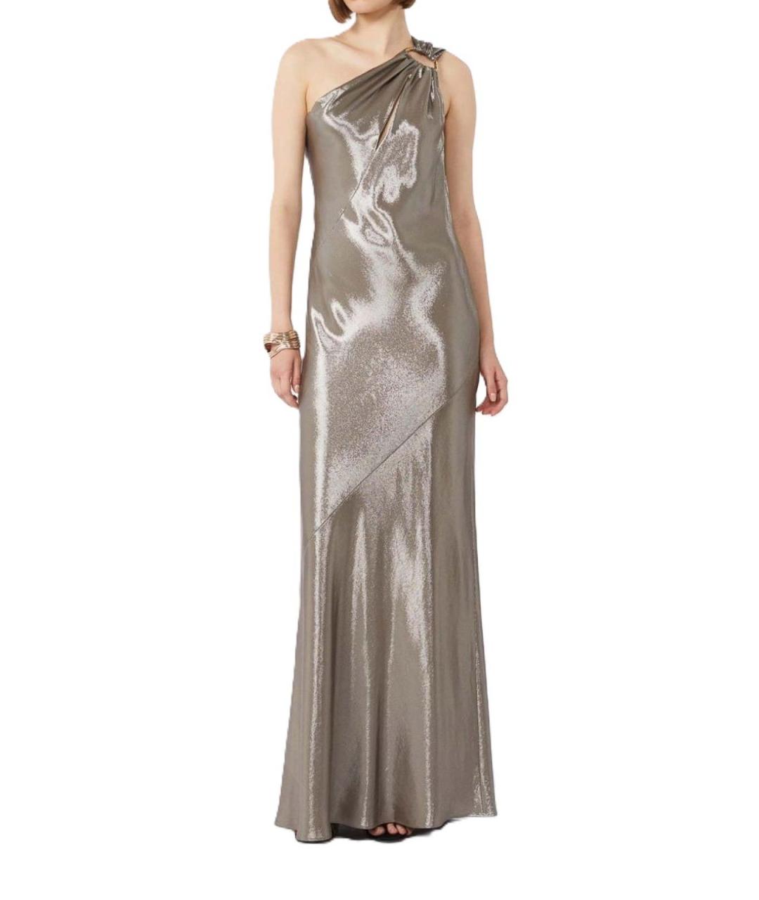 MAX MARA STUDIO Серебряное повседневное платье, фото 2