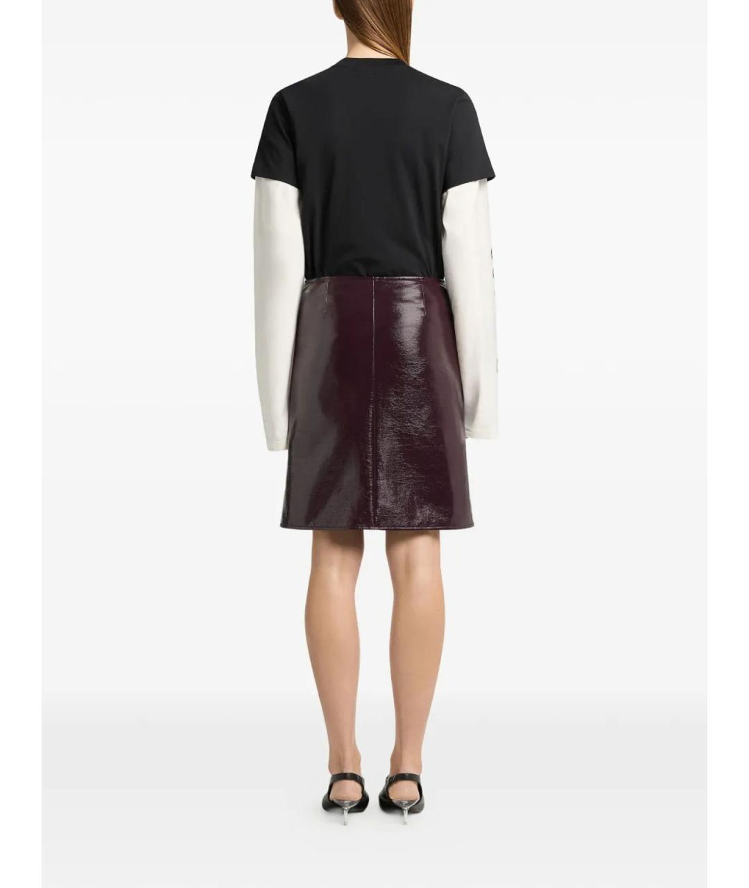 COURREGES Черная хлопковая футболка, фото 3