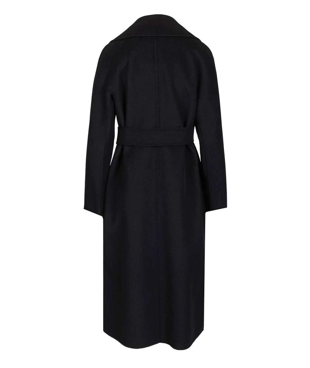 MAX MARA STUDIO Черное кашемировое пальто, фото 2
