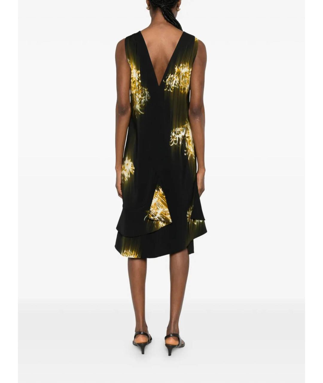 PROENZA SCHOULER Черное вискозное повседневное платье, фото 4