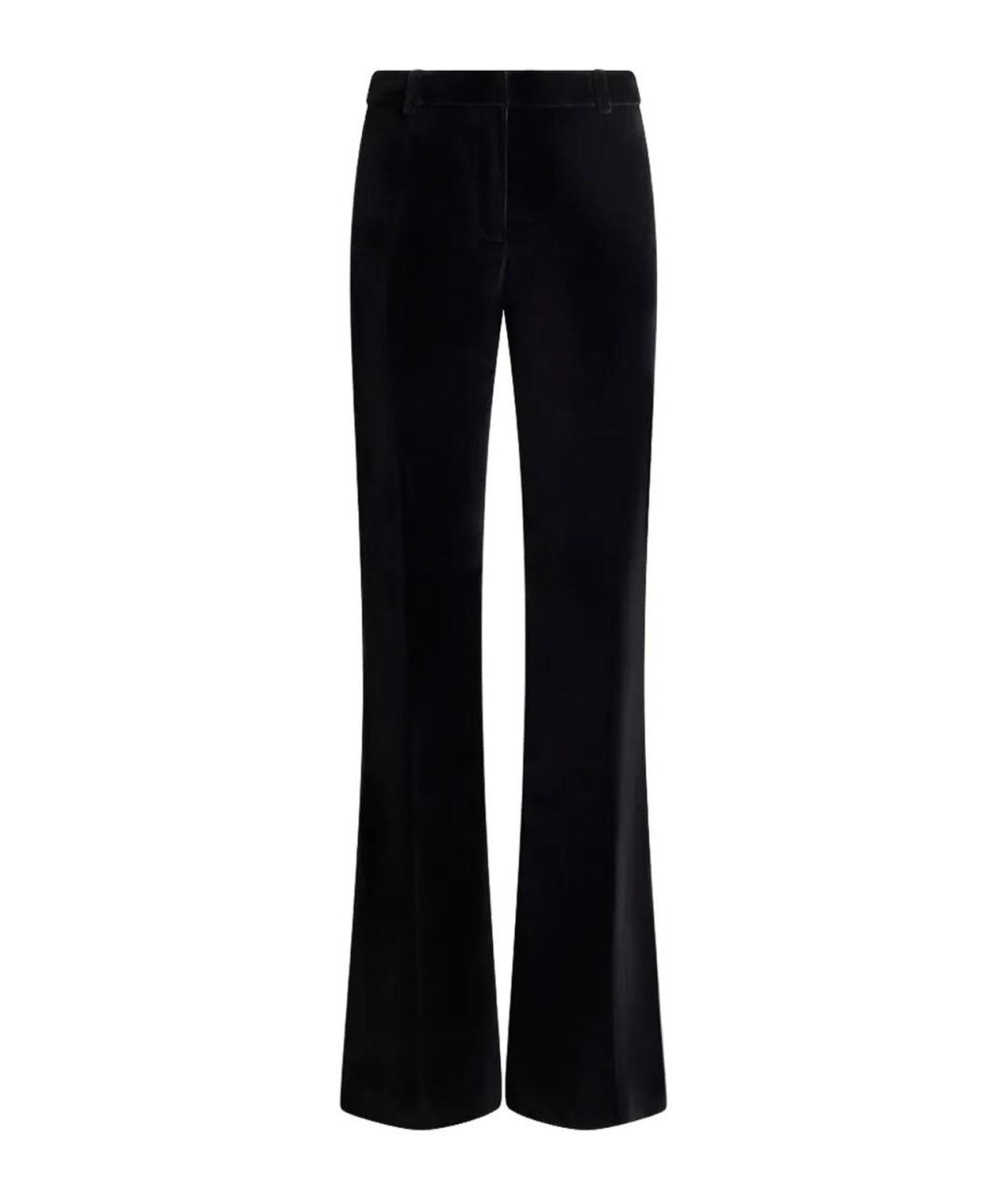 ETRO Черные хлопковые прямые брюки, фото 1