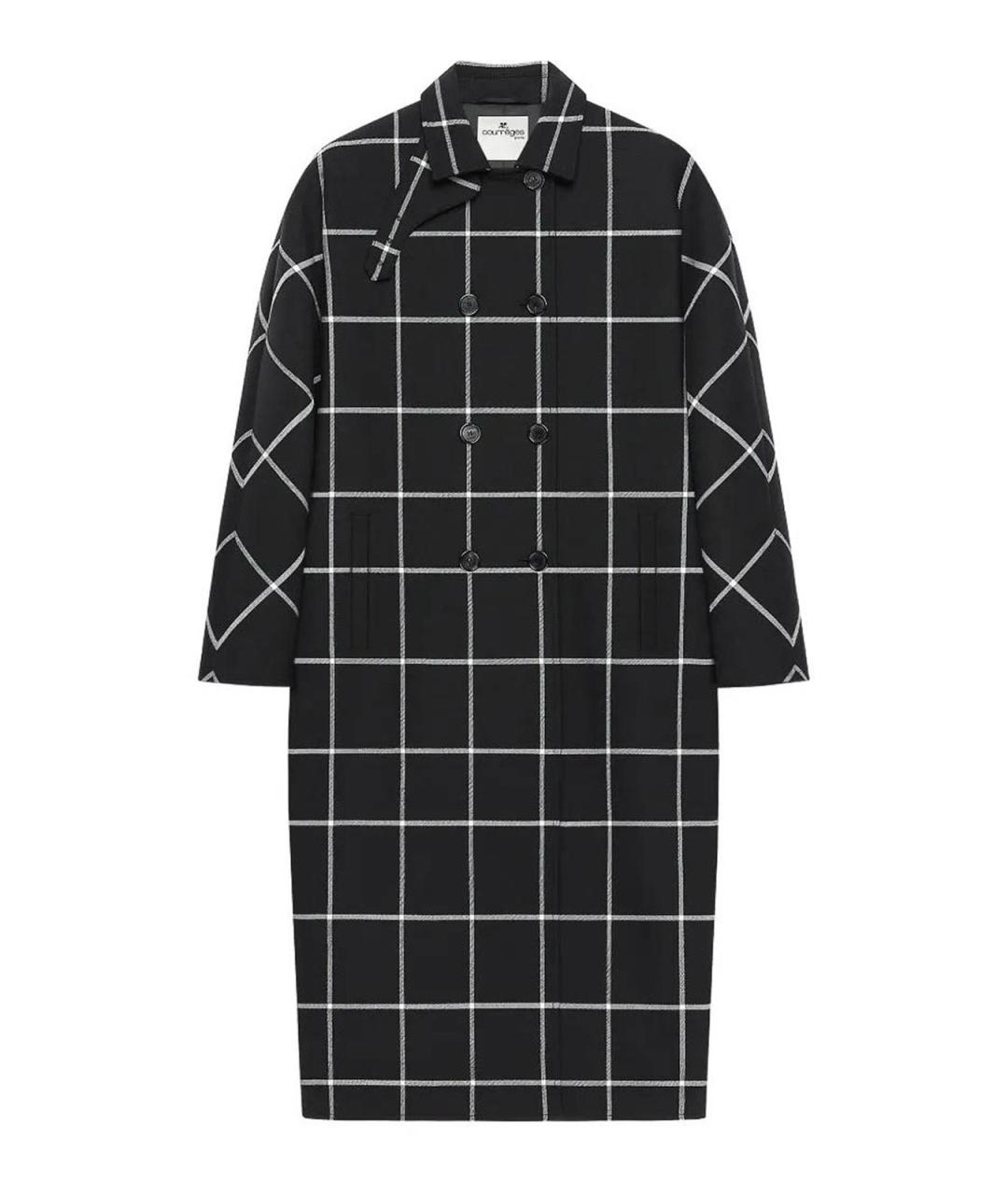COURREGES Черное пальто, фото 1