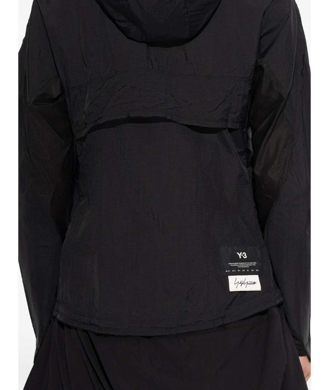 Y-3 Черная полиамидовая куртка, фото 4
