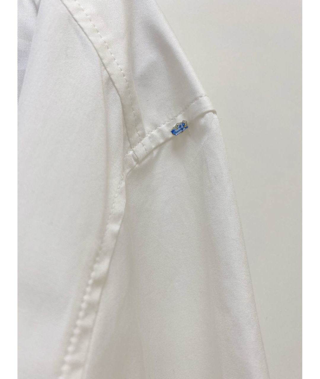 SPORTMAX Белая хлопковая рубашка, фото 5
