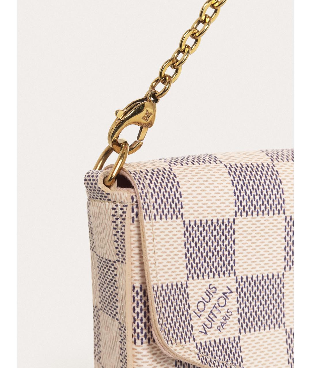 LOUIS VUITTON Белая сумка через плечо, фото 5