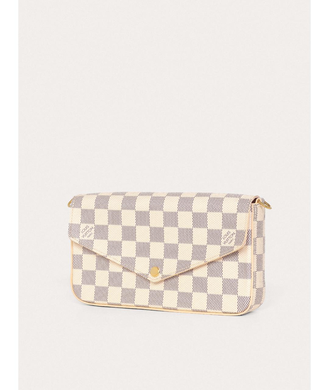 LOUIS VUITTON Белая сумка через плечо, фото 2