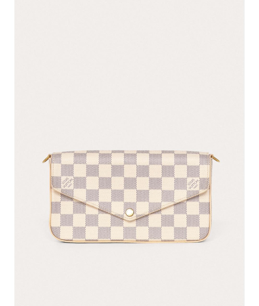 LOUIS VUITTON Белая сумка через плечо, фото 9