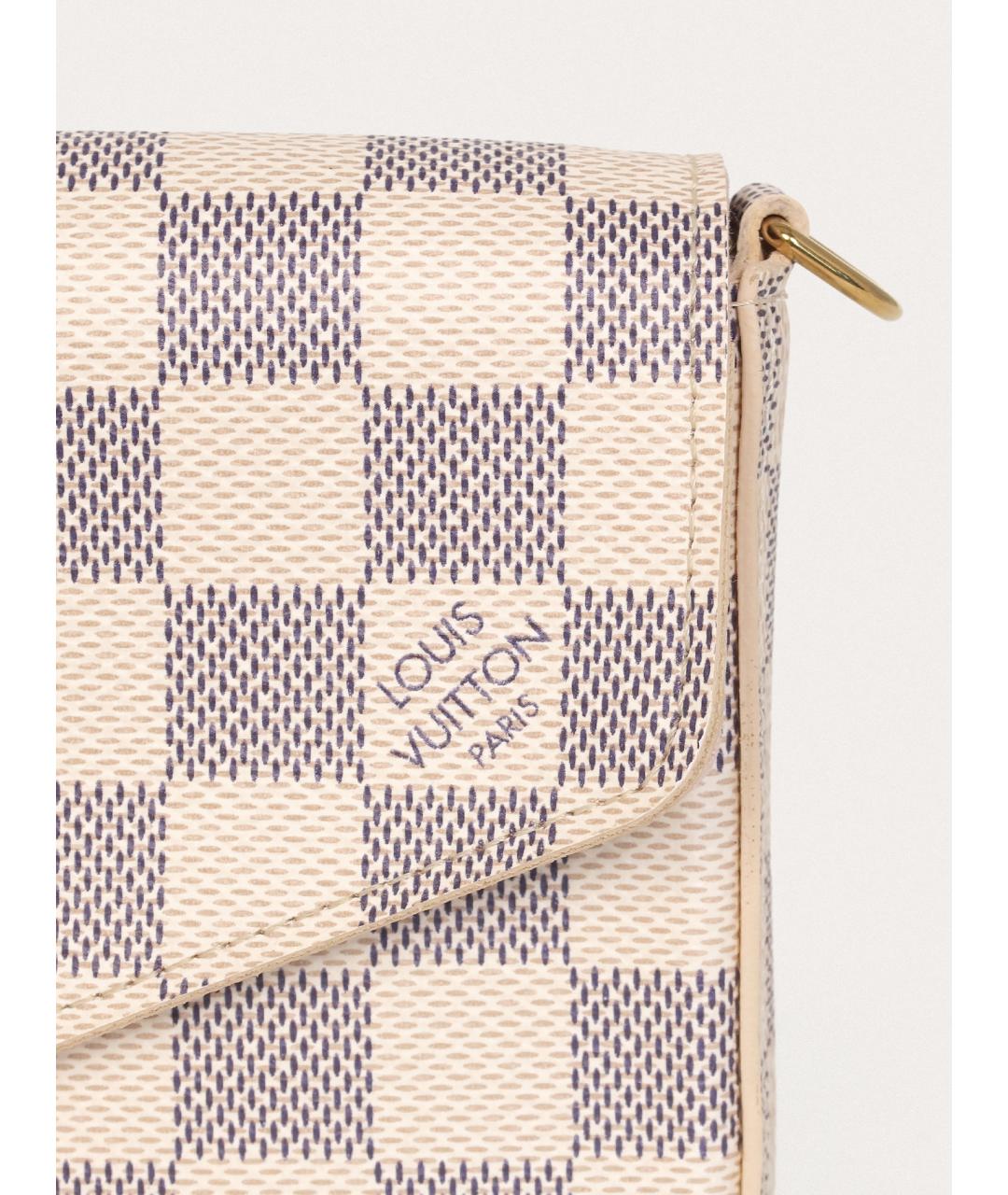 LOUIS VUITTON Белая сумка через плечо, фото 7