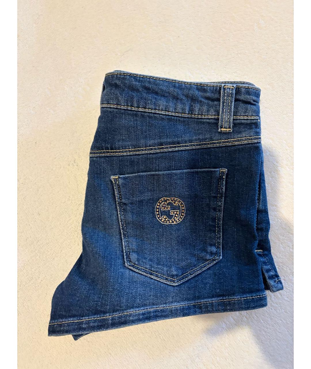 GUCCI Синие брюки и шорты, фото 4