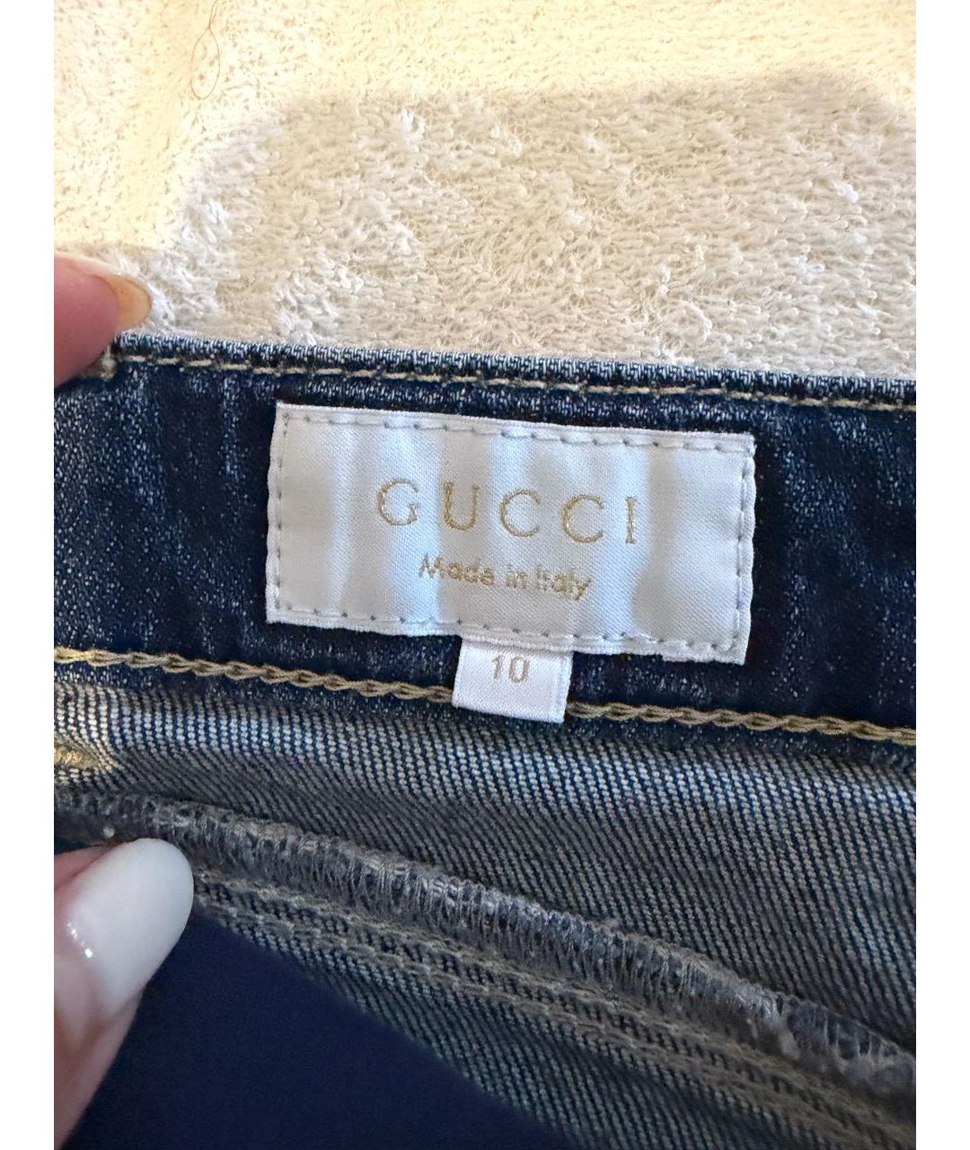 GUCCI Синие брюки и шорты, фото 3