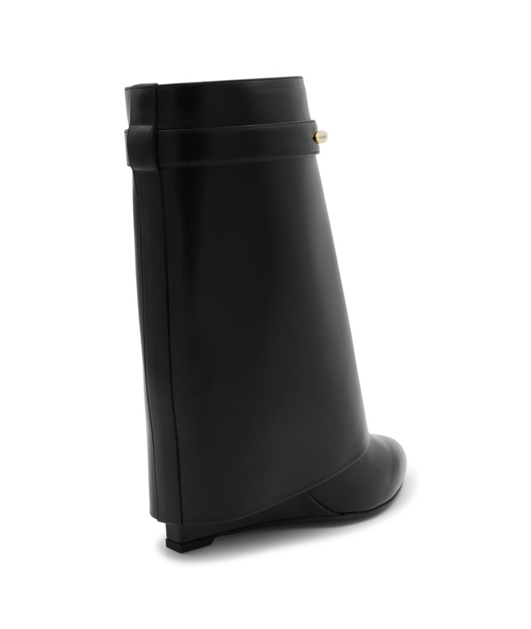 GIVENCHY Черные кожаные сапоги, фото 3