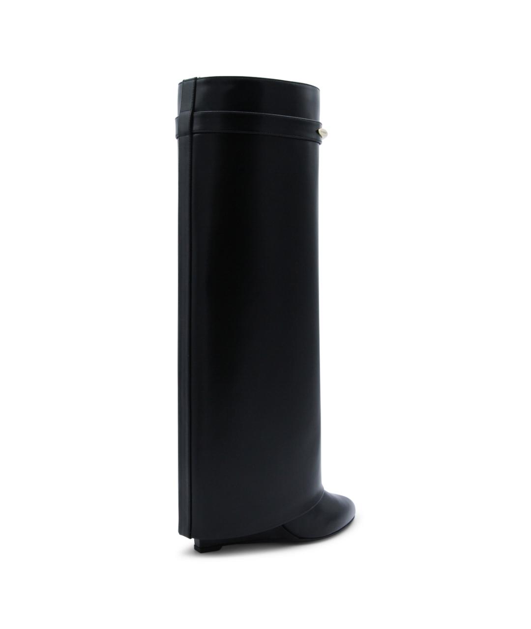 GIVENCHY Черные кожаные сапоги, фото 3