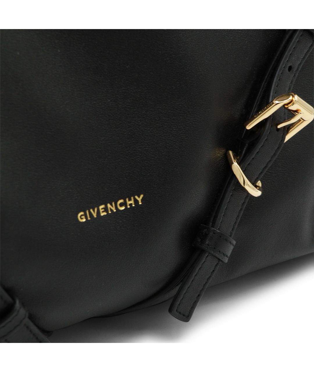GIVENCHY Черная кожаная сумка тоут, фото 4