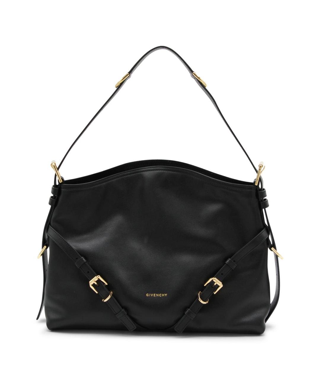 GIVENCHY Черная кожаная сумка тоут, фото 1