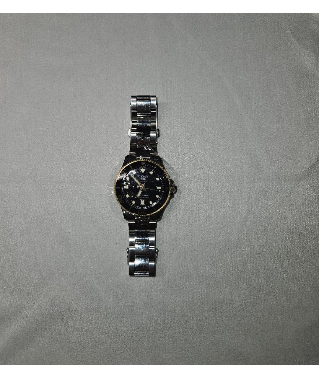 TISSOT Серебряные стальные часы, фото 5