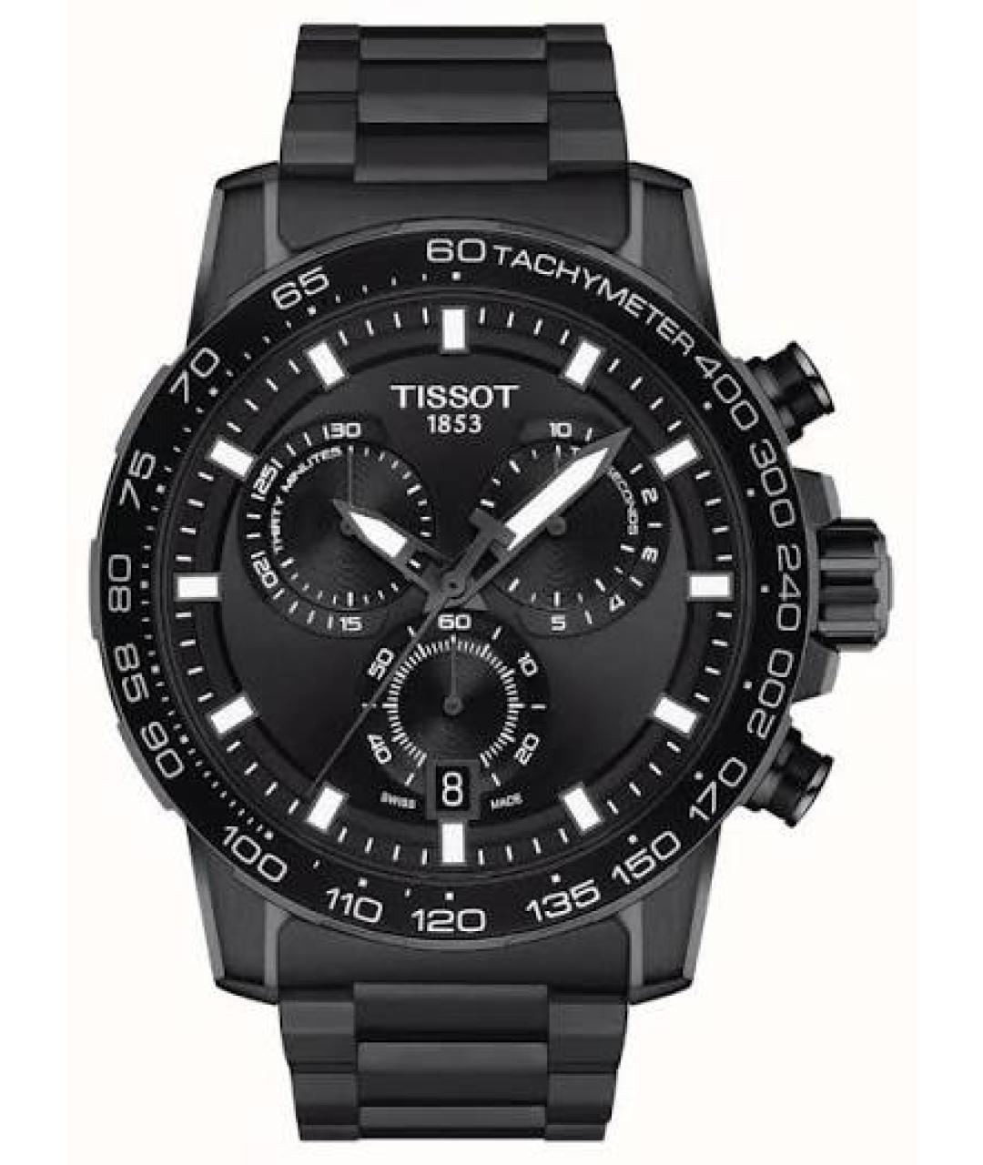 TISSOT Черные стальные часы, фото 1