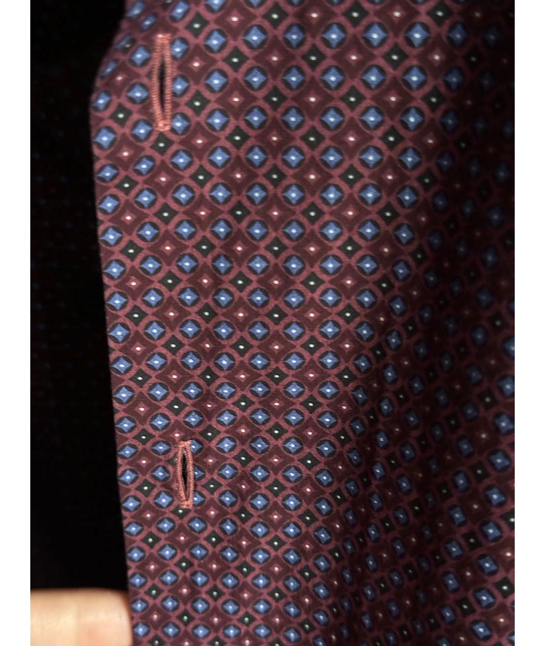 PRADA Фиолетовая хлопковая классическая рубашка, фото 5