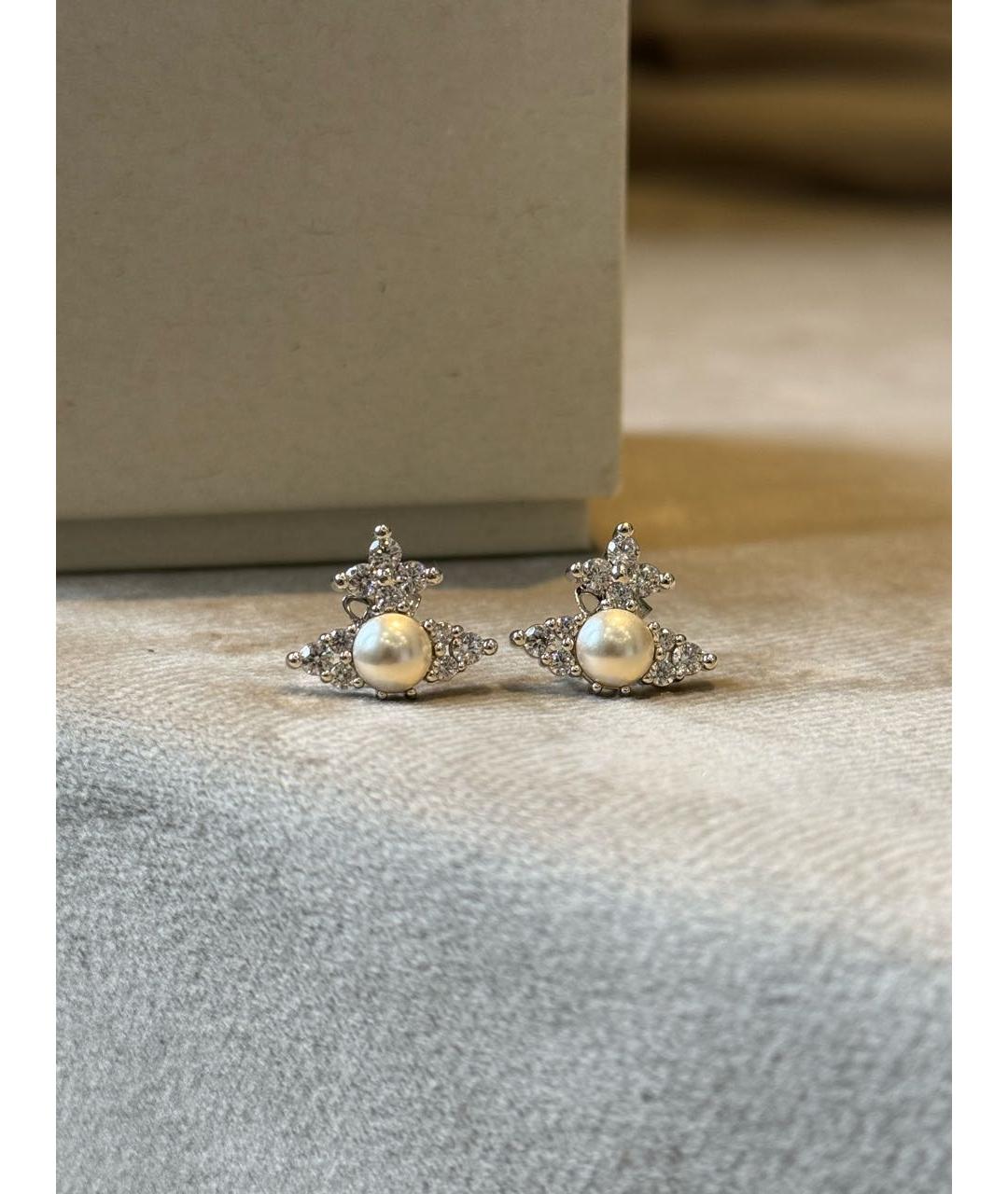 VIVIENNE WESTWOOD Серебряные латунные серьги, фото 7