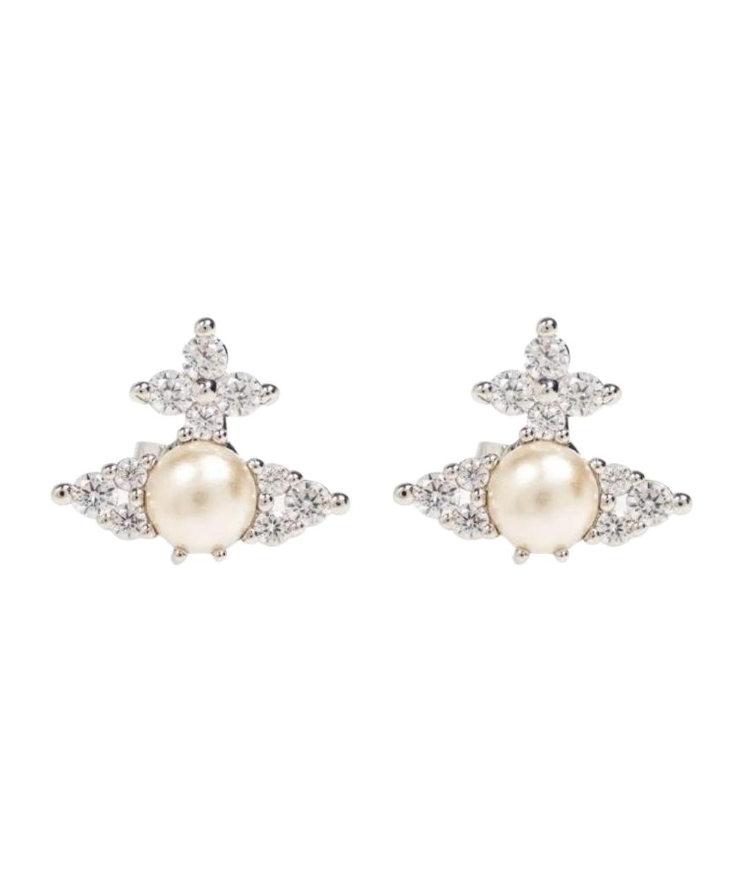 VIVIENNE WESTWOOD Серебряные латунные серьги, фото 1