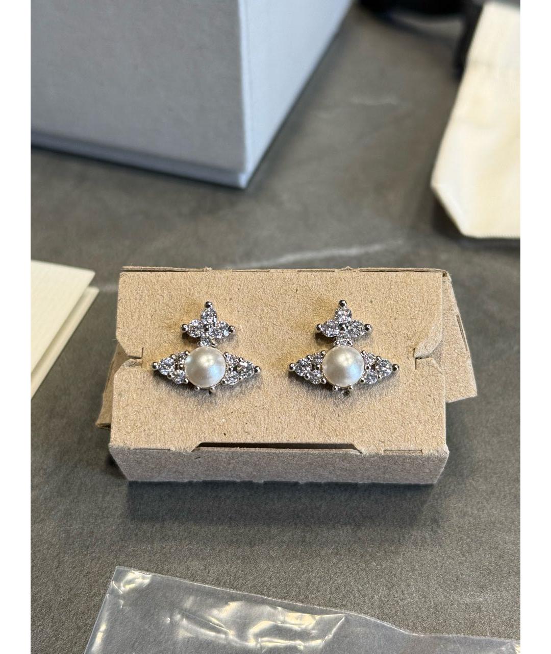 VIVIENNE WESTWOOD Серебряные латунные серьги, фото 6