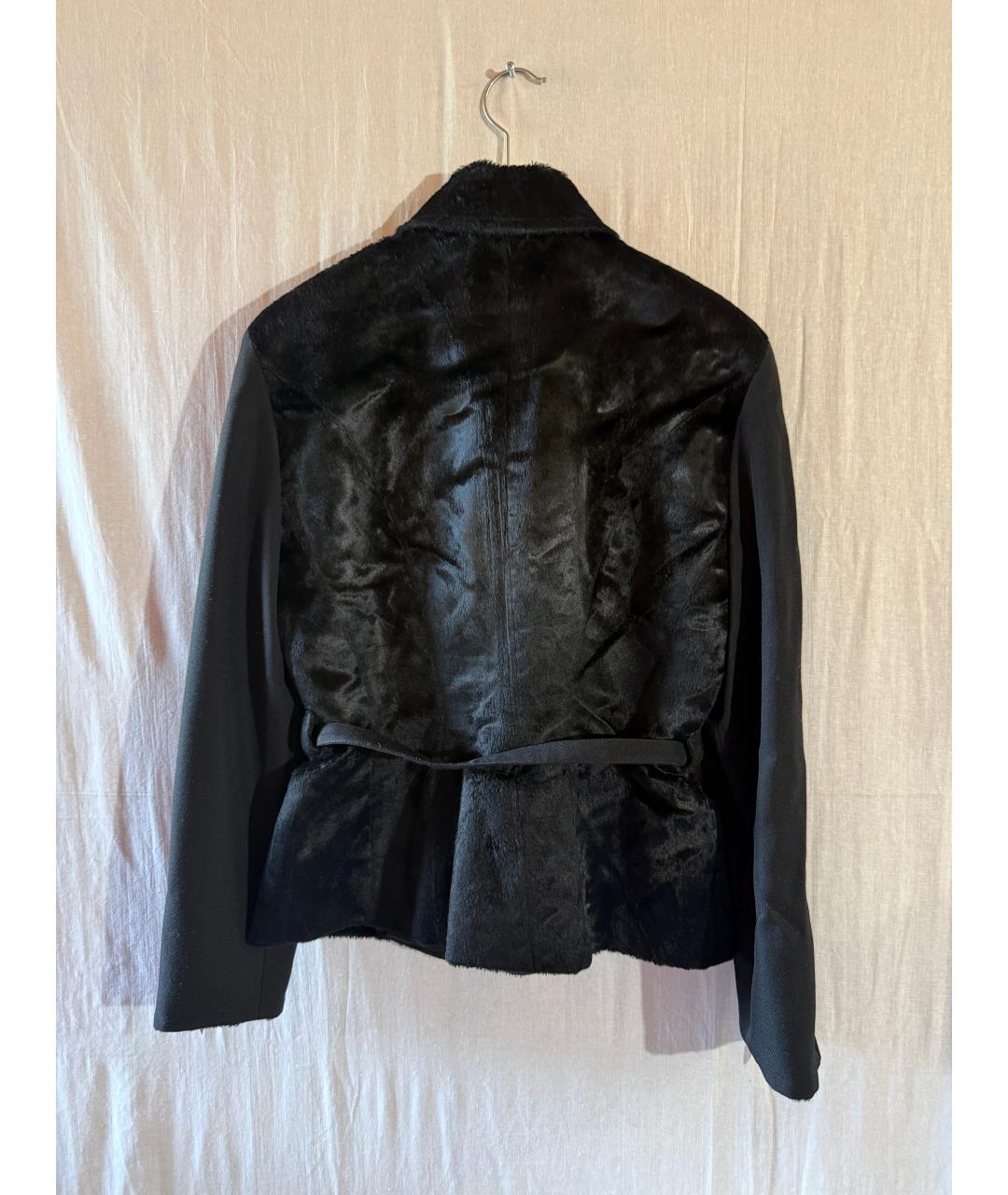 MUGLER Черная ацетатная куртка, фото 2