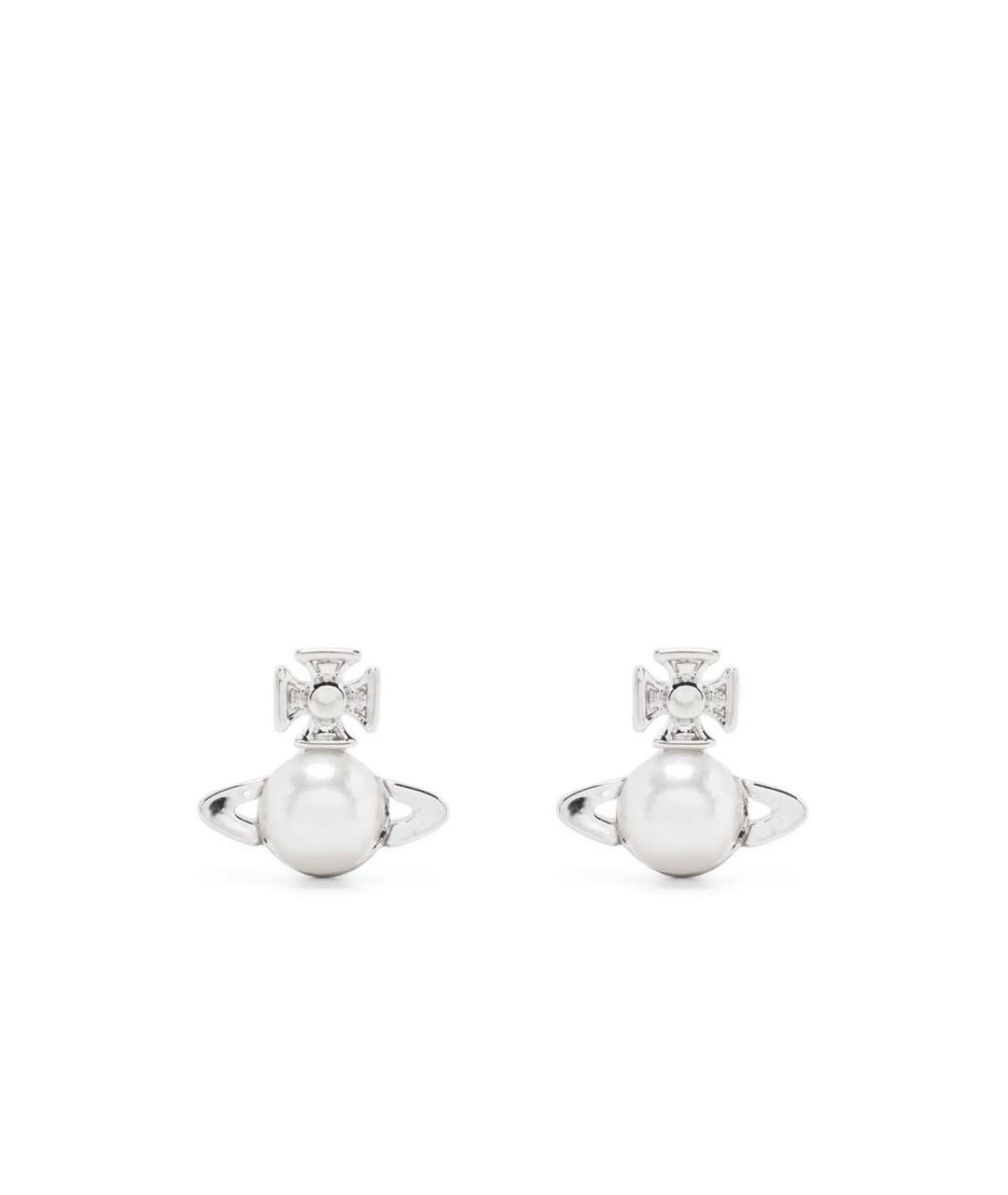 VIVIENNE WESTWOOD Серебряные латунные серьги, фото 6