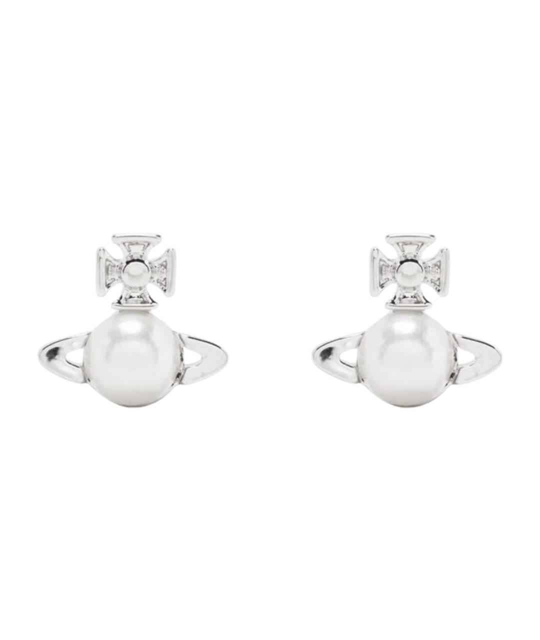 VIVIENNE WESTWOOD Серебряные латунные серьги, фото 1