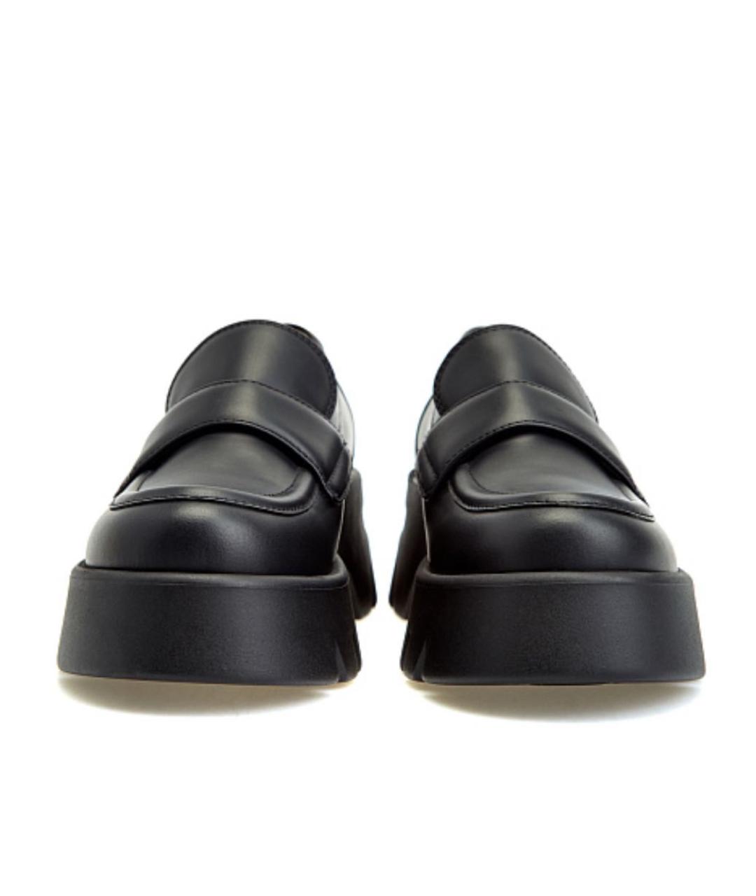 GIANVITO ROSSI Черные кожаные лоферы, фото 2