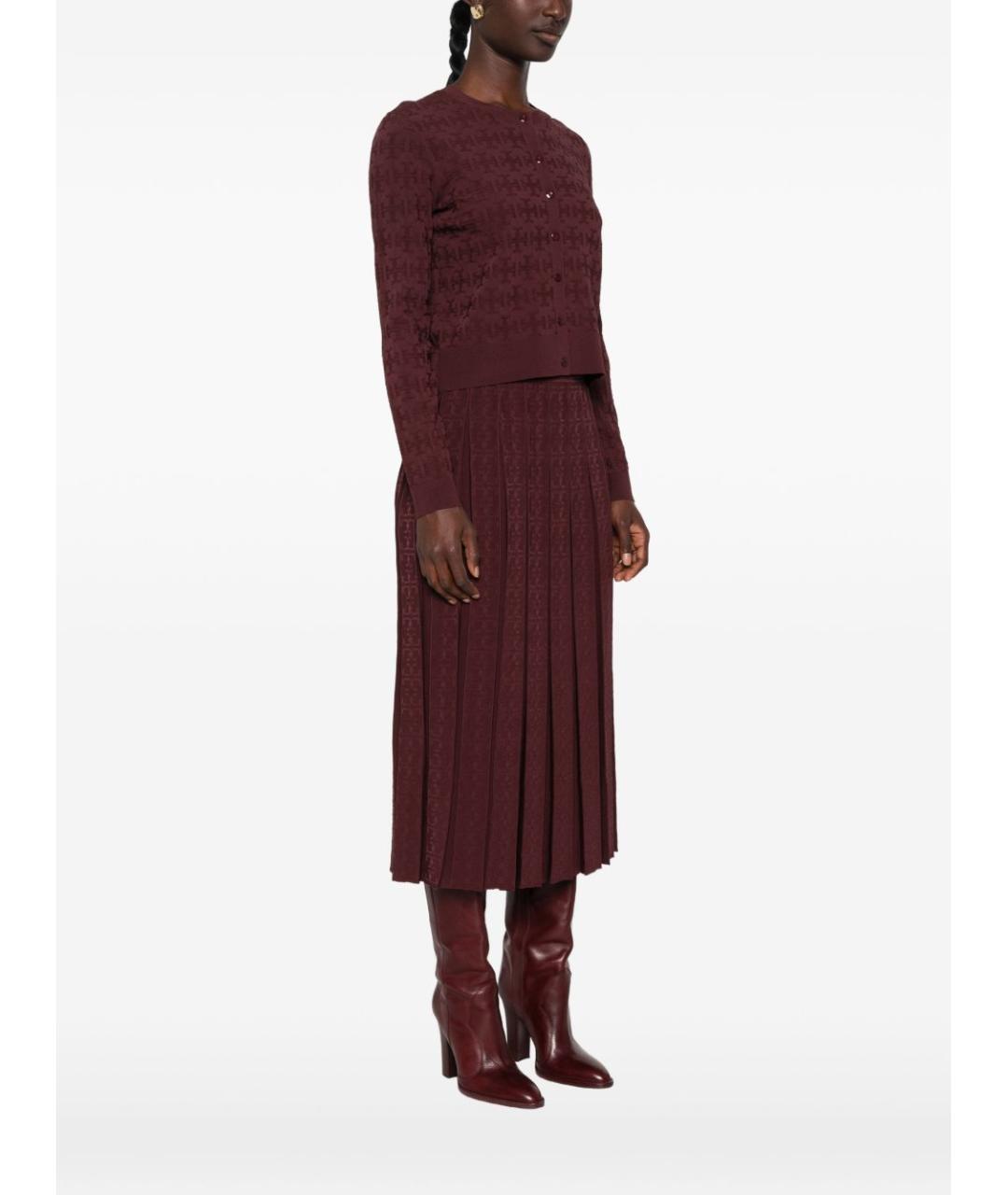 TORY BURCH Бордовый кардиган, фото 4