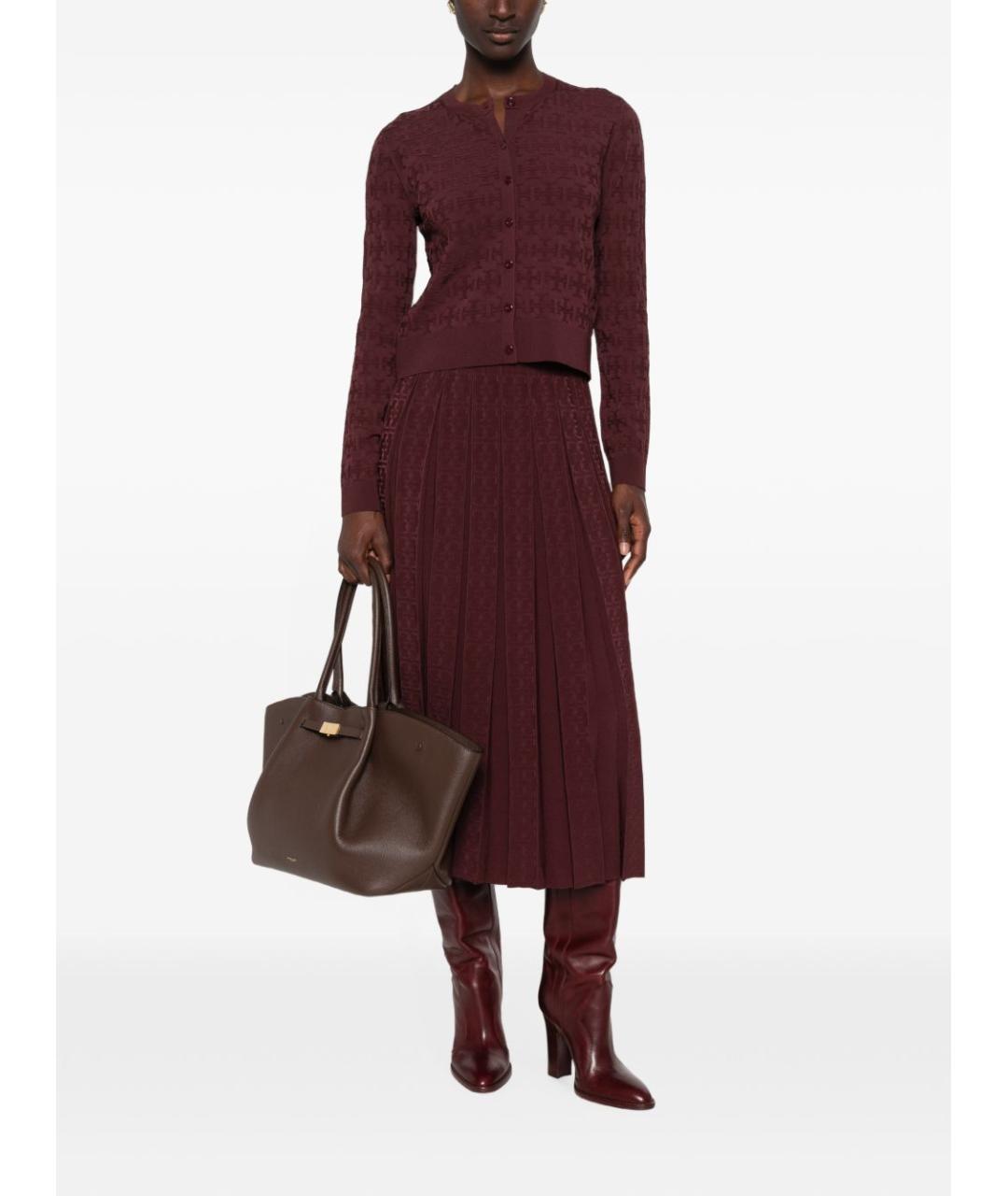 TORY BURCH Бордовый кардиган, фото 5