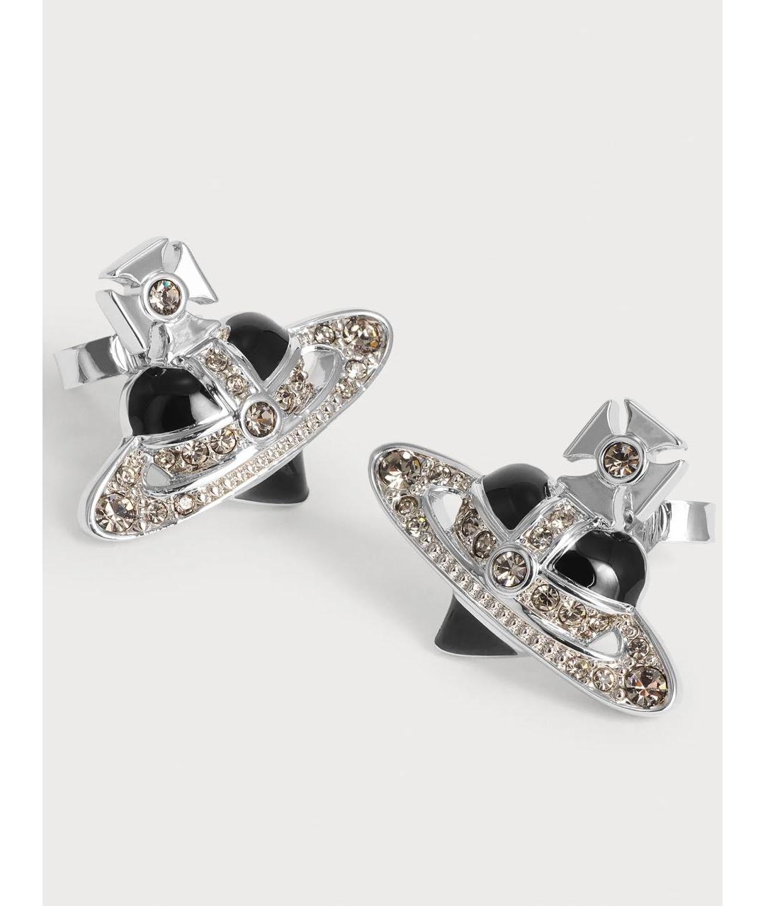 VIVIENNE WESTWOOD Серебряные латунные серьги, фото 2