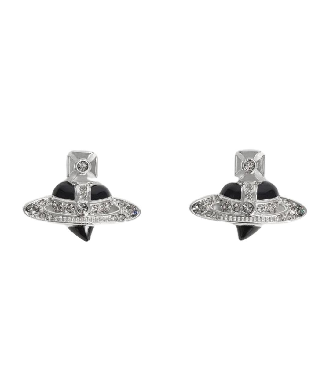 VIVIENNE WESTWOOD Серебряные латунные серьги, фото 1