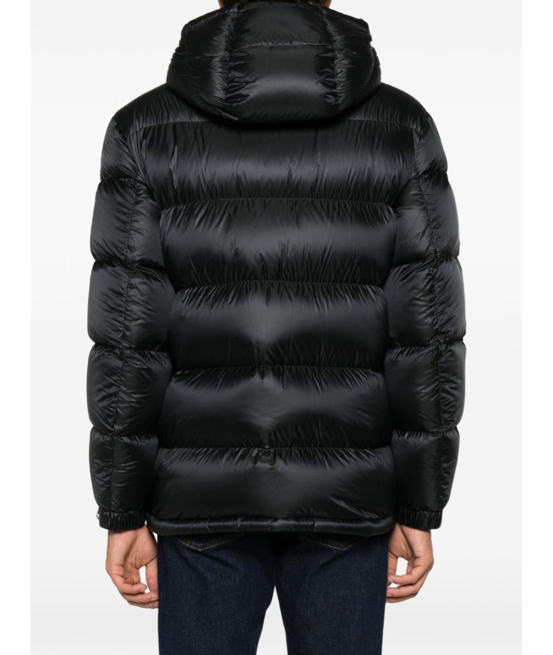 MONCLER Черный нейлоновый пуховик, фото 4