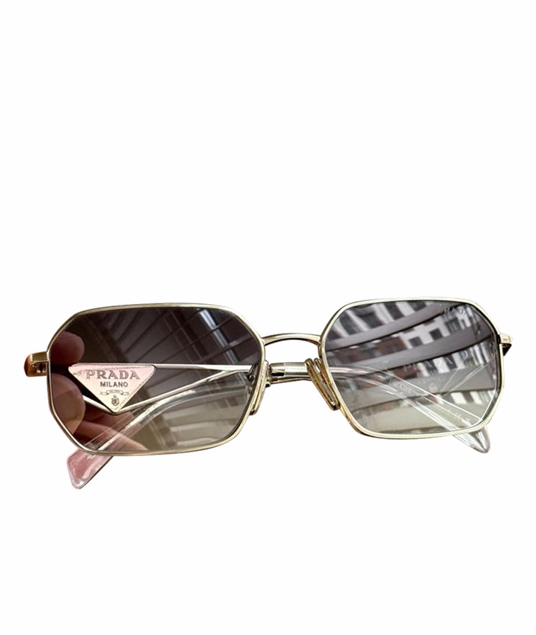 PRADA Металлические солнцезащитные очки, фото 1