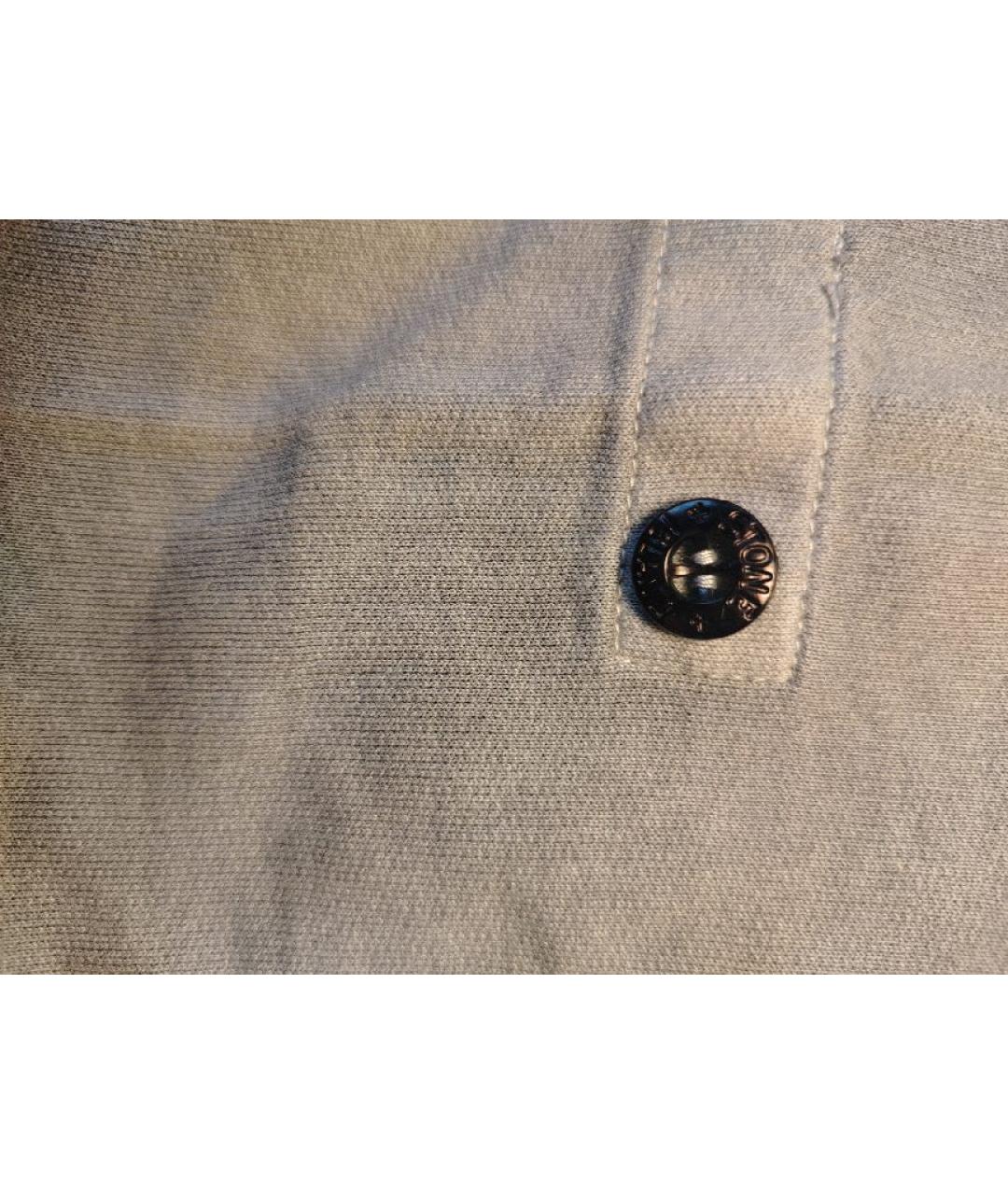 STONE ISLAND Серый хлопковый джемпер / свитер, фото 6