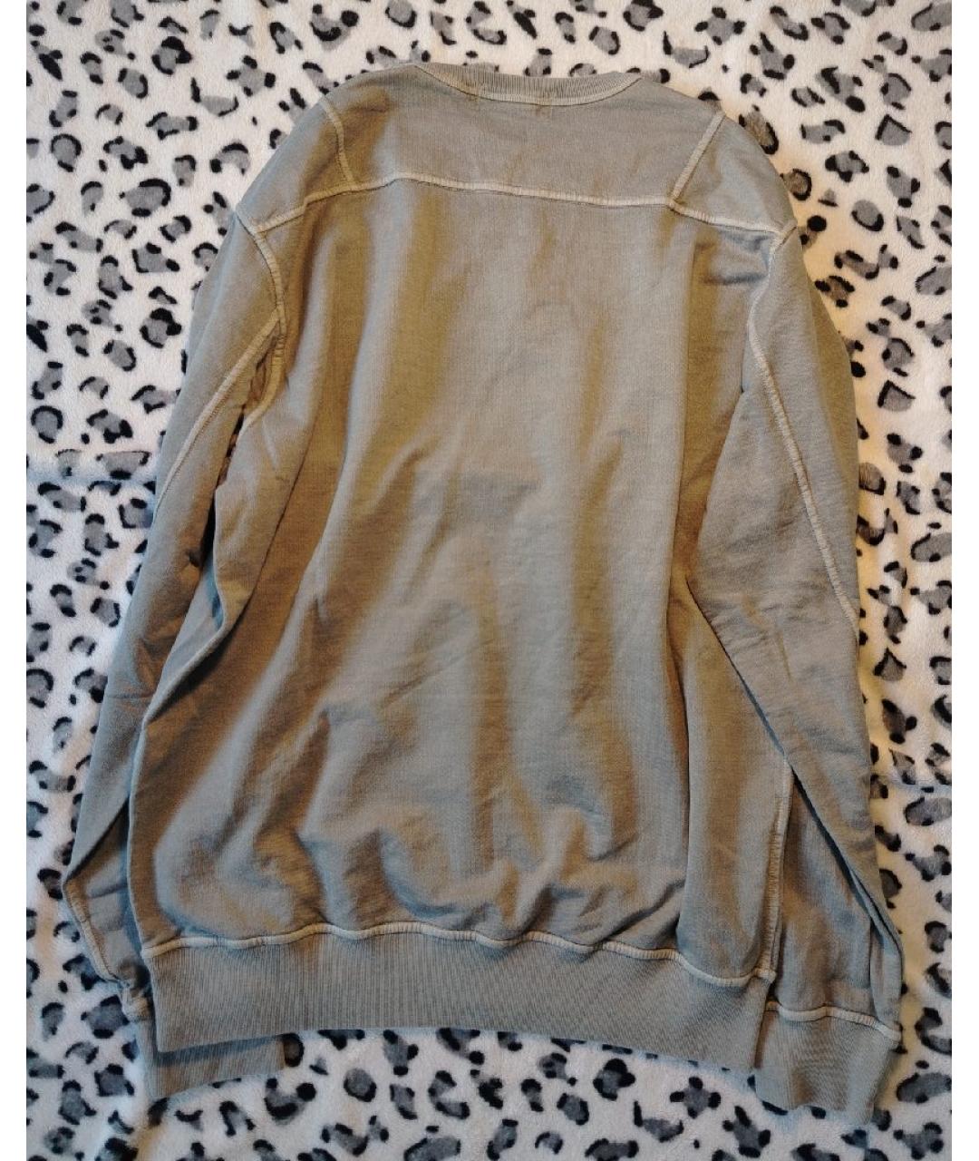 STONE ISLAND Серый хлопковый джемпер / свитер, фото 2