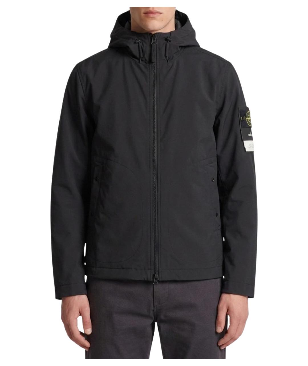 STONE ISLAND Черная полиэстеровая куртка, фото 1