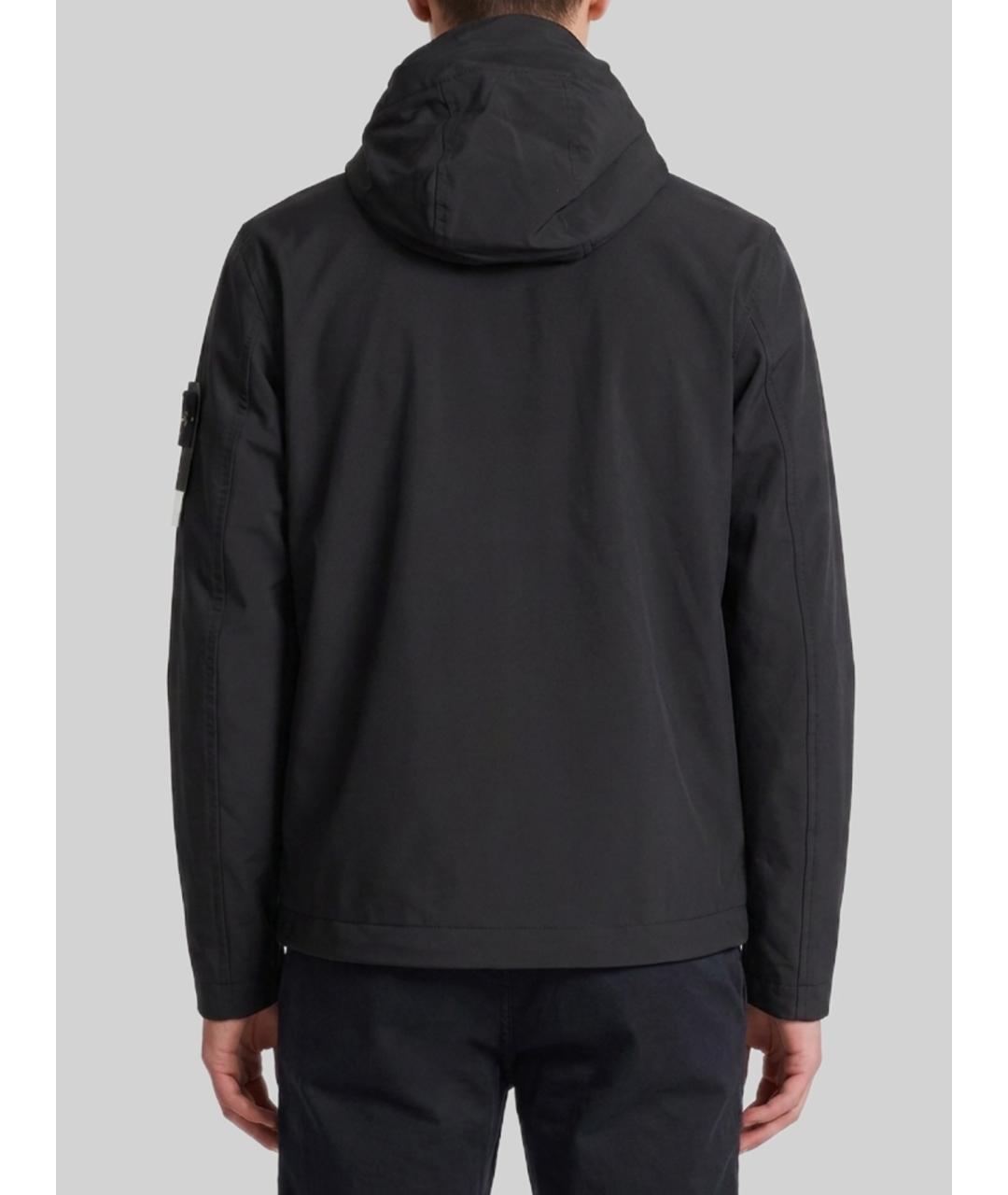 STONE ISLAND Черная полиэстеровая куртка, фото 3