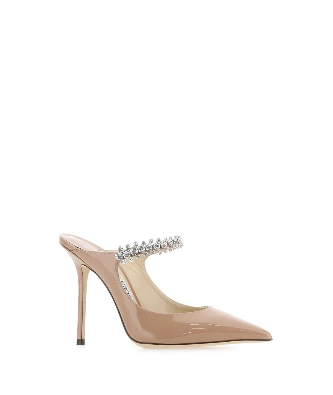 JIMMY CHOO Розовые мюли из лакированной кожи, фото 2