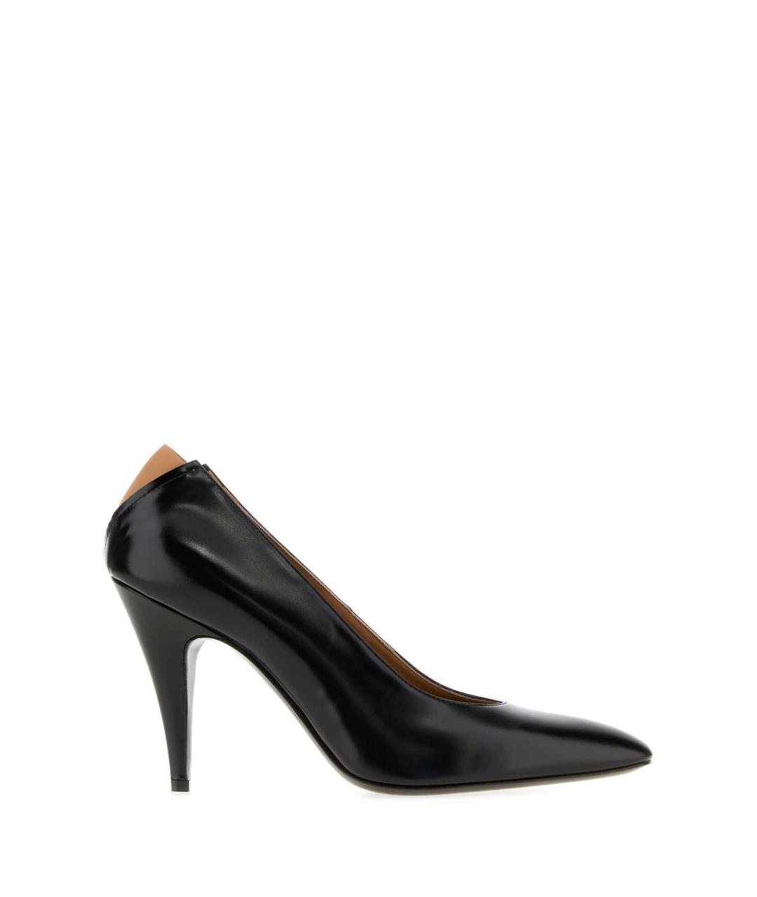 JIL SANDER Черные кожаные туфли, фото 1